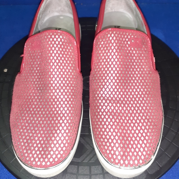 Michael Kors Red Patent & Faric Mesh-Dress Style Sneakers Sz. 7.5M-US, 38M-EU - Picture 2 of 8